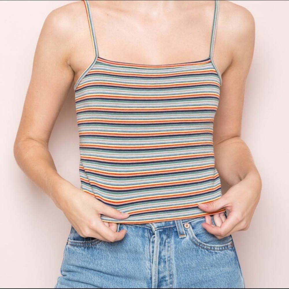 Brandy Melville Rainbow Faye Tank
